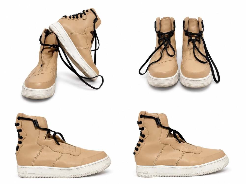 Nike AF1 Air Force 1 Rebel XX Praline Tan Black High Top Women’s Size 9.5